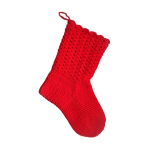 handmadebykadri jõulusokk päkapikususs heegeldatud käsitöö