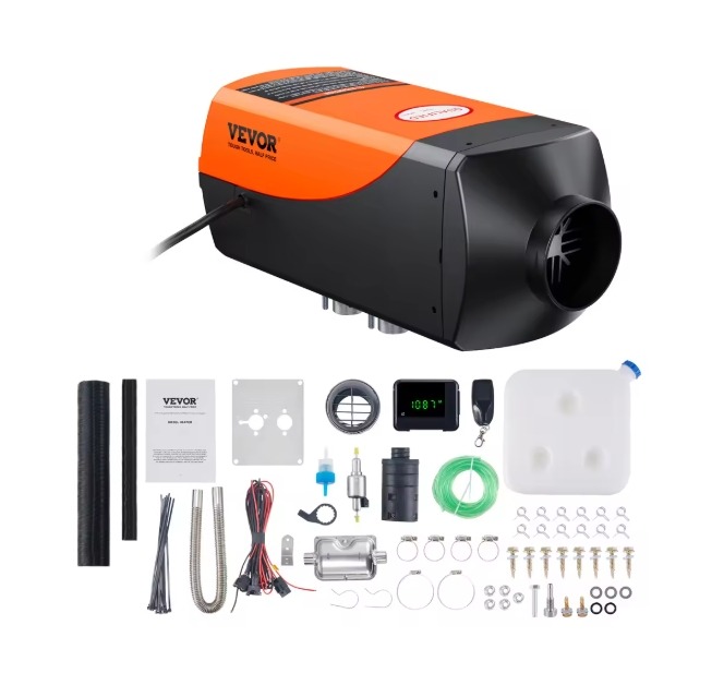 2kW 12V Diiselpuhur (iseehitajale) VEVOR