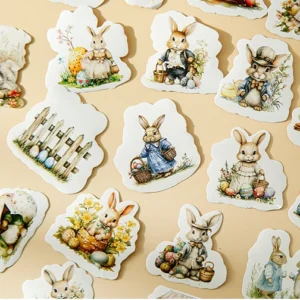 Lihavõttejänesed kleepsud 250tk