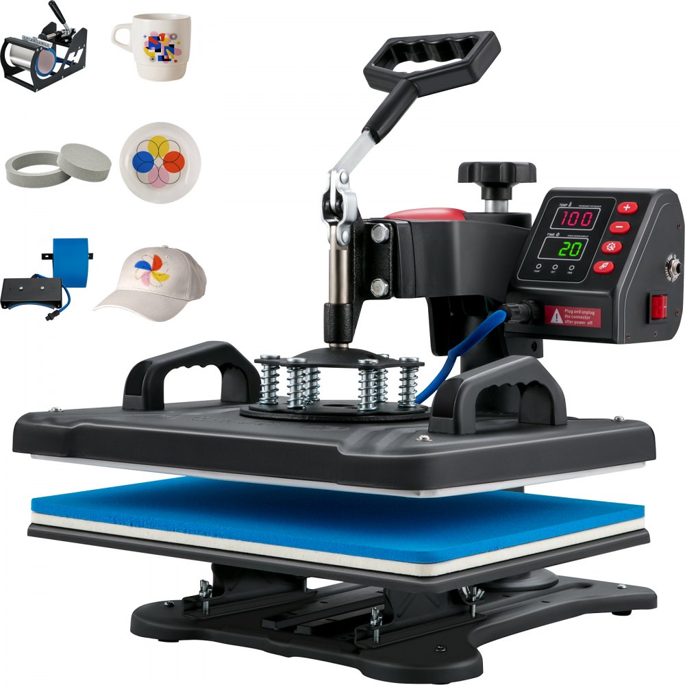 Kuumapress 5in1 38x30cm VEVOR