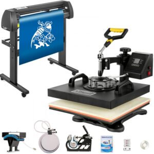 Kuumapress 5in1 38x38cm + vinüülilõikur VEVOR